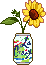 pixel la croix sunflower from https://www.lejlart.com/apple.html